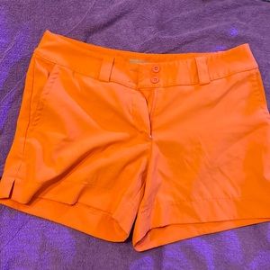 Women’s Nike golf shorts size 8 orange